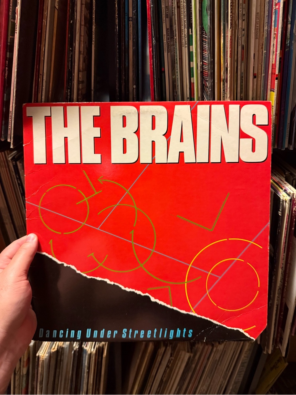 ⏺️ 3/$25 The Brains Dancing Under Streetlights Vinyl Record